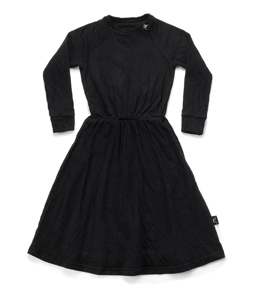 Kid | Light Maxi Dress | Black