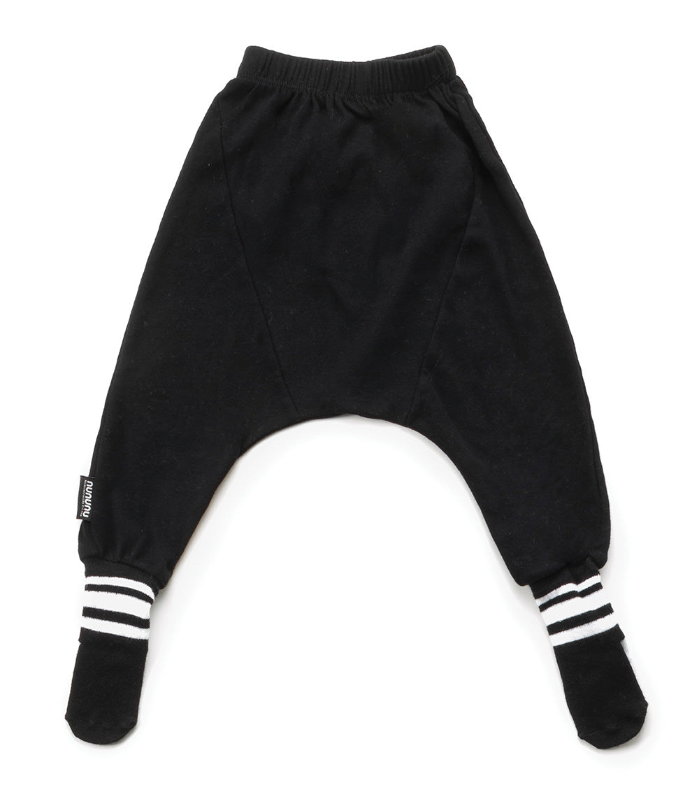 Newborn | Footed Pants | Black