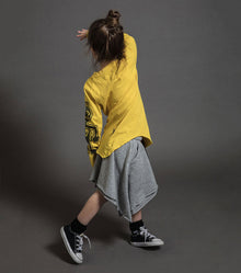 Kid | Layered Skirt | Heather Grey (V2)