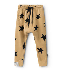 Kid | Star Baggy Pants | Mocha