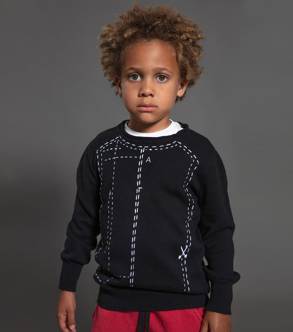Kid | Sewing Pattern Knit | Black