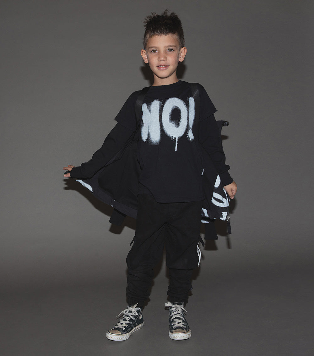 Kid | Sprayed No! Shirt | Powder Pink