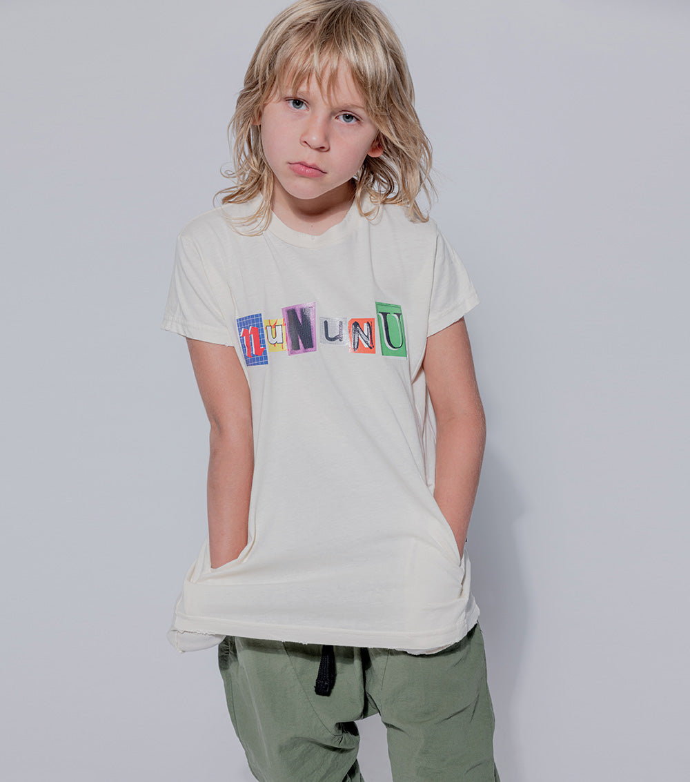 Kid | Colorful Nununu T-Shirt | Black