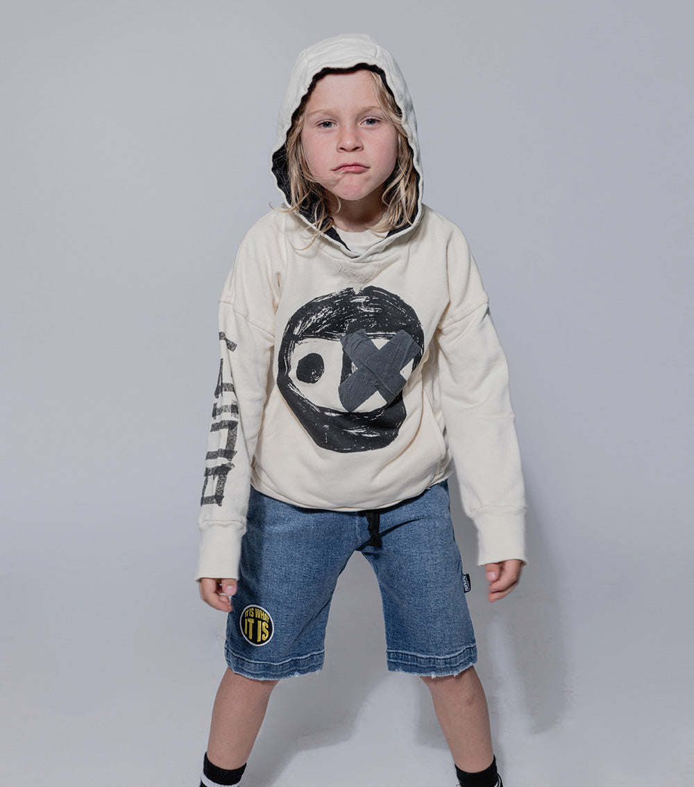 Kid | The Warrior Hoodie | Natural