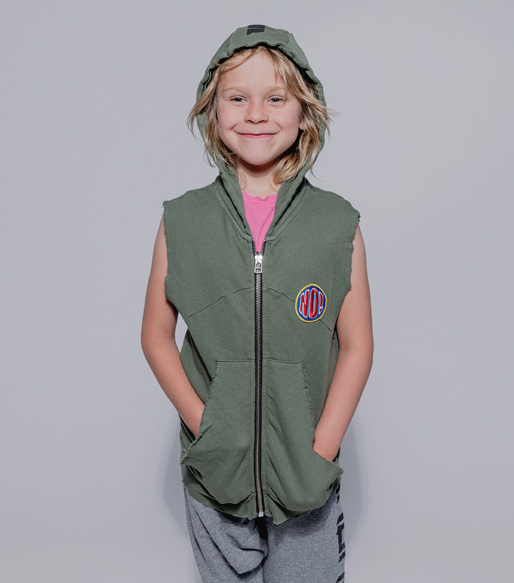 Kid | Raw Vest | Black
