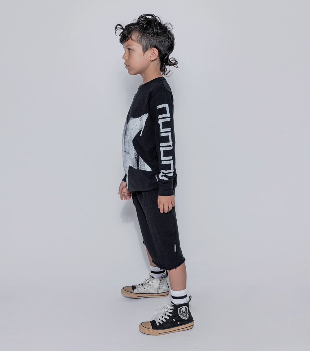 Kid | Solid Sweatshorts | Lava Pink