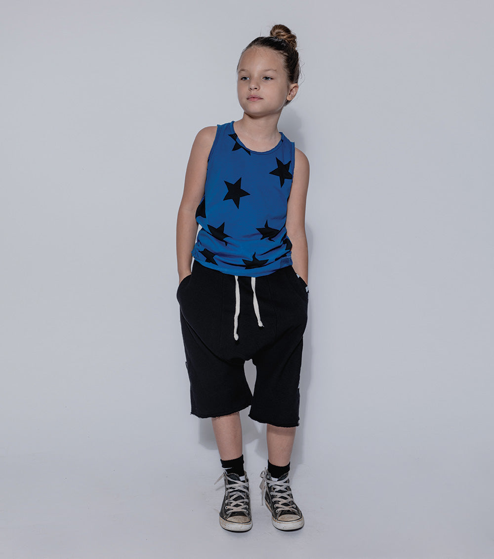Kid | Nununu Harem Shorts | Dusty Heather Grey