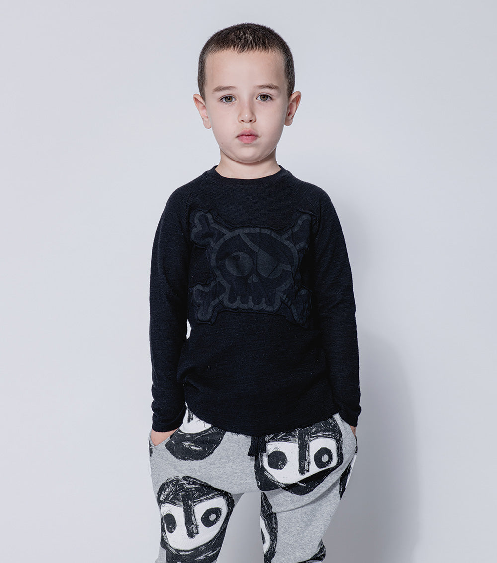 Kid | The Warriors Light Baggy Pants | Heather Grey
