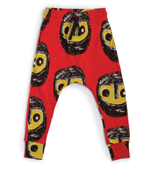 Kid | Light The Warriors Baggy Pants | Red