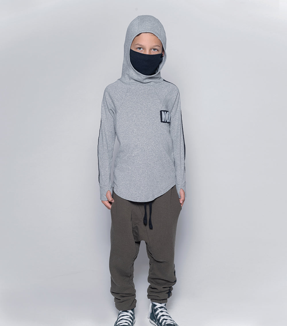 Kid | No! Patch Ninja Shirt | Black