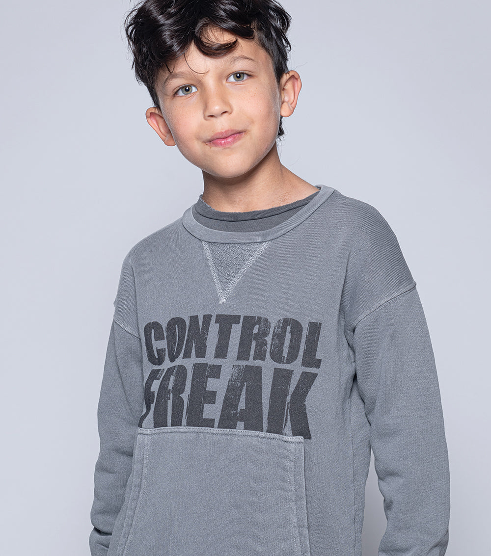 Kid | Kangaroo Sweatshirt | Natural