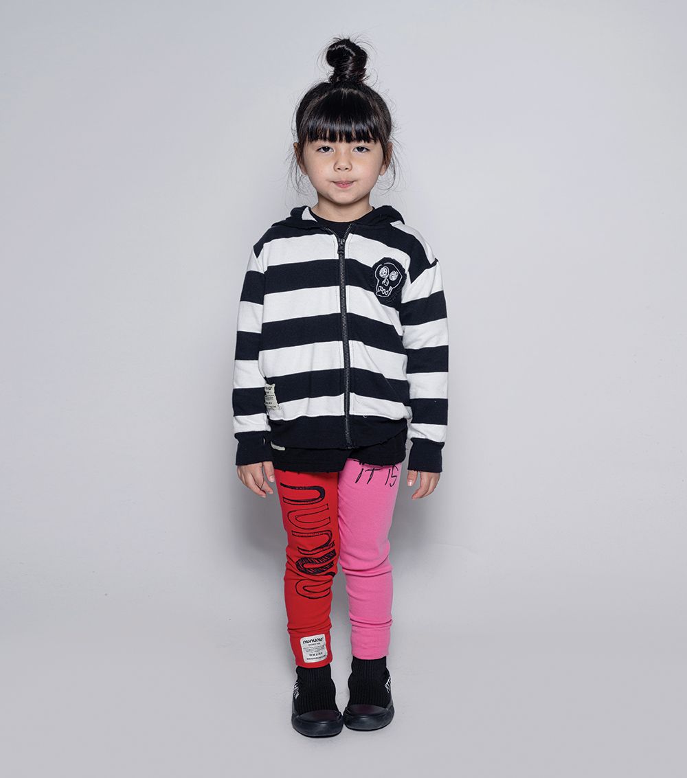 Kid | Striped Zip Hoodie | Stripes