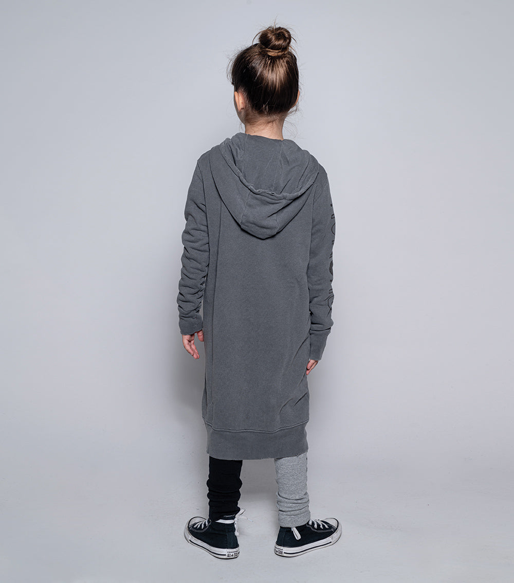 Kid | Mega Zip Hoodie | Vintage Grey