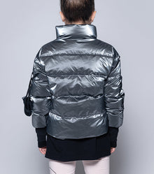 Kid | Attention Fluffy Down Jacket | Dark Silver