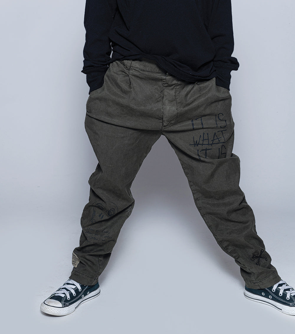 Kid | Total Fw21 Chino Pants | Olive