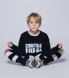 Kid | Nununu Smile Knit Leggings | Stripes