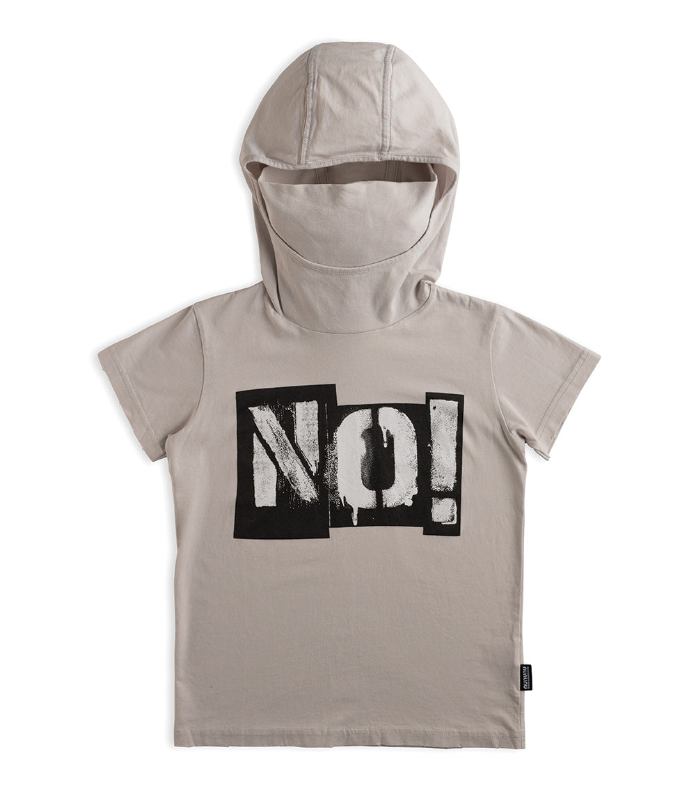 Kid | No! Ninja T-Shirt | Light Grey