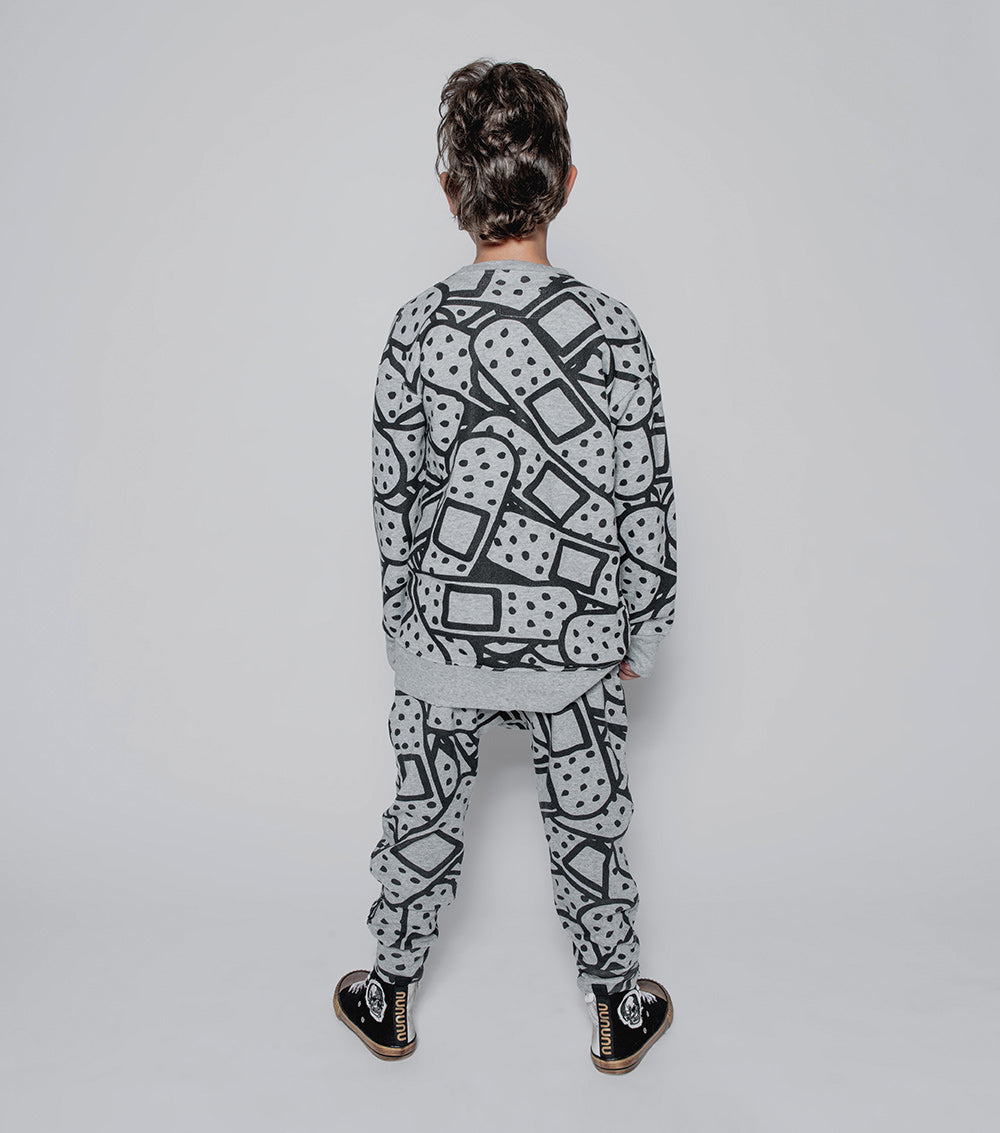 Kid | Bandaid Sweatshirt | Heather Grey