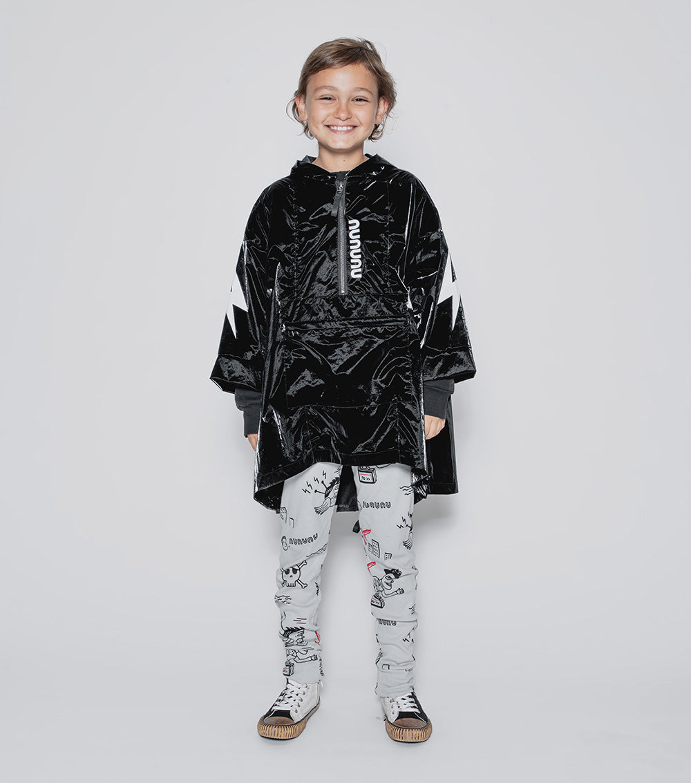 Kid | Rain Poncho | Black