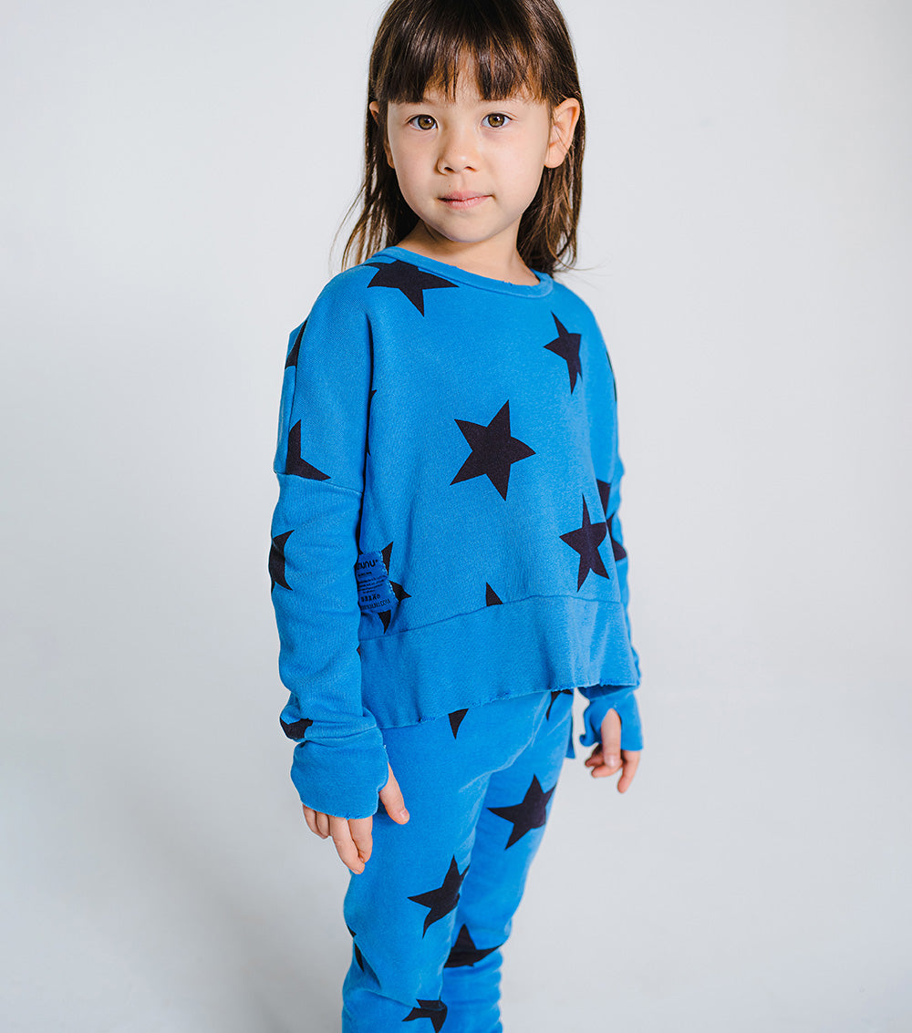 Kid | Star Box Sweatshirt | Blue