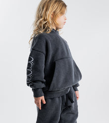Kid | Extra Cozy Hoodie | Washed Graphite
