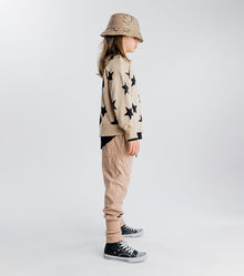 Kid | Skull Patch Light Pants | Coffee