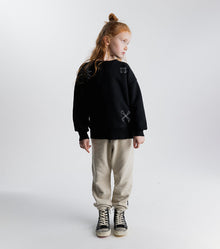 Kid | Moon Inked Sweatpants | Smokey Natural