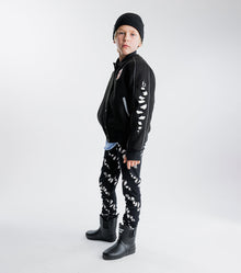Kid | Stripey Snakes Baggy Pants | Black