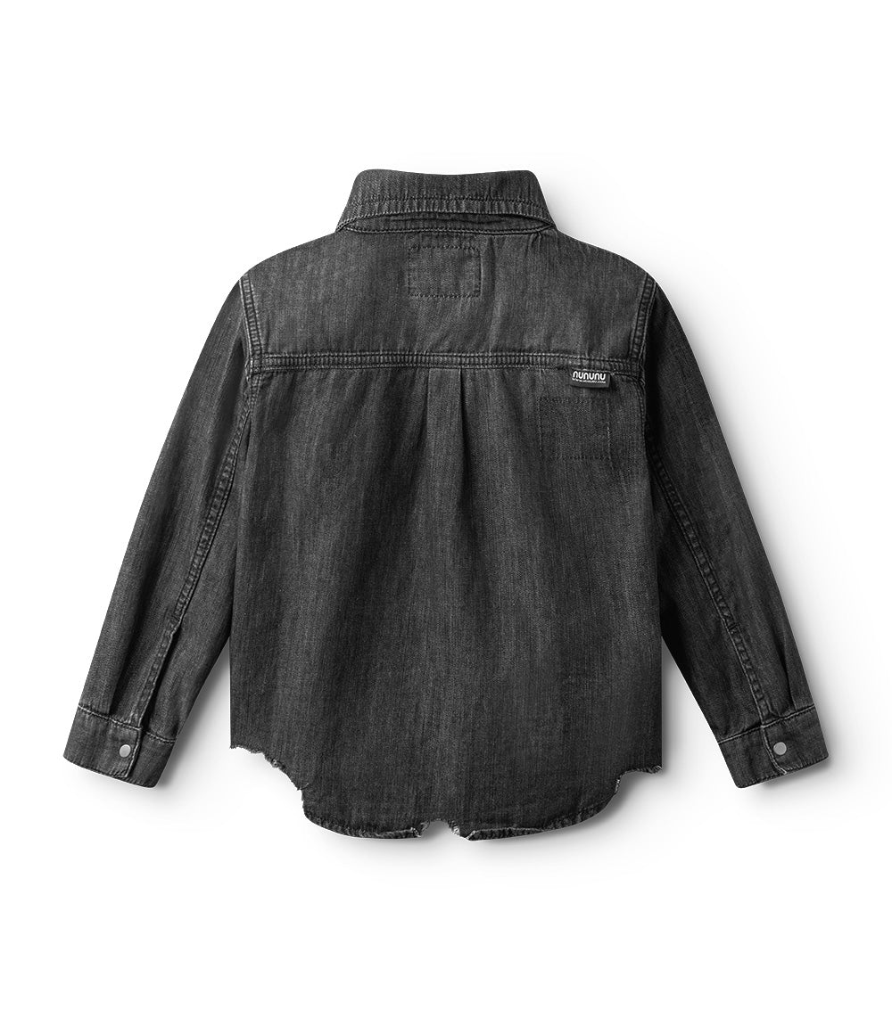 Kid | Light Denim Shirt | Black