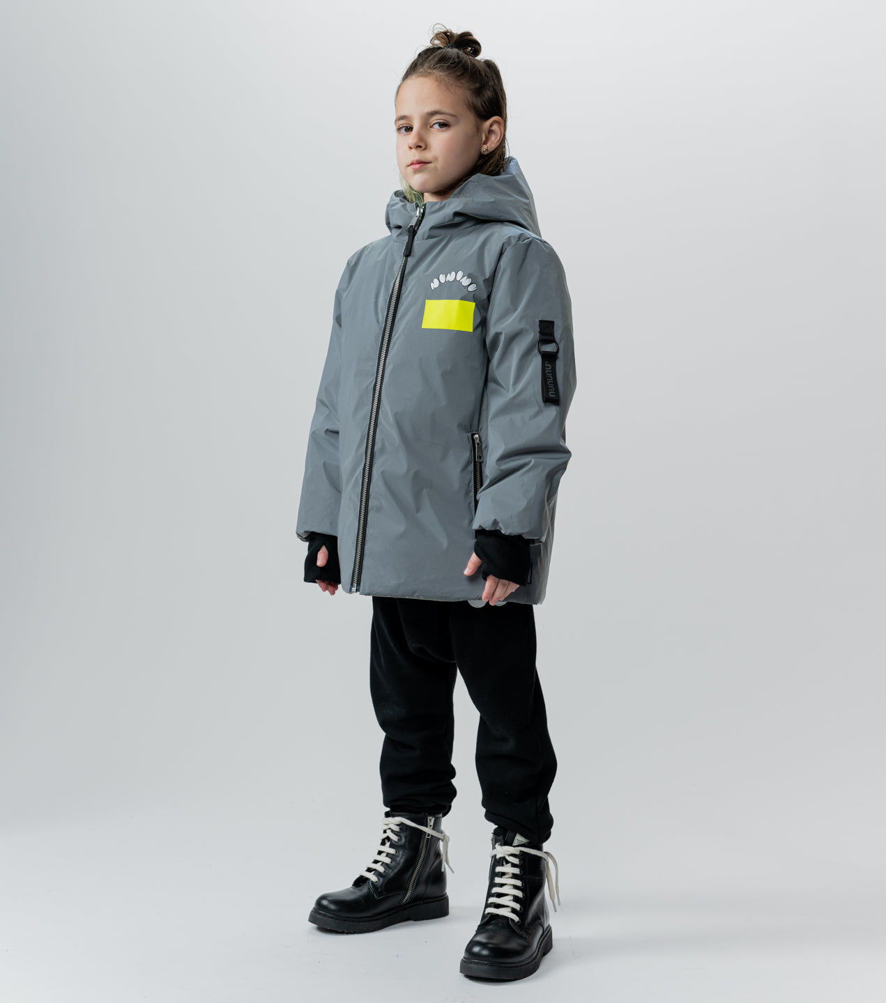 Unisex | Reflective Down Jacket | Lunar Grey