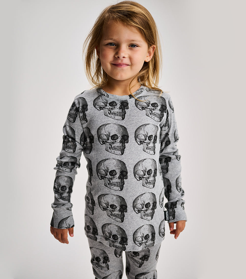 Unisex | Md Skull Loungewear | Heather Grey