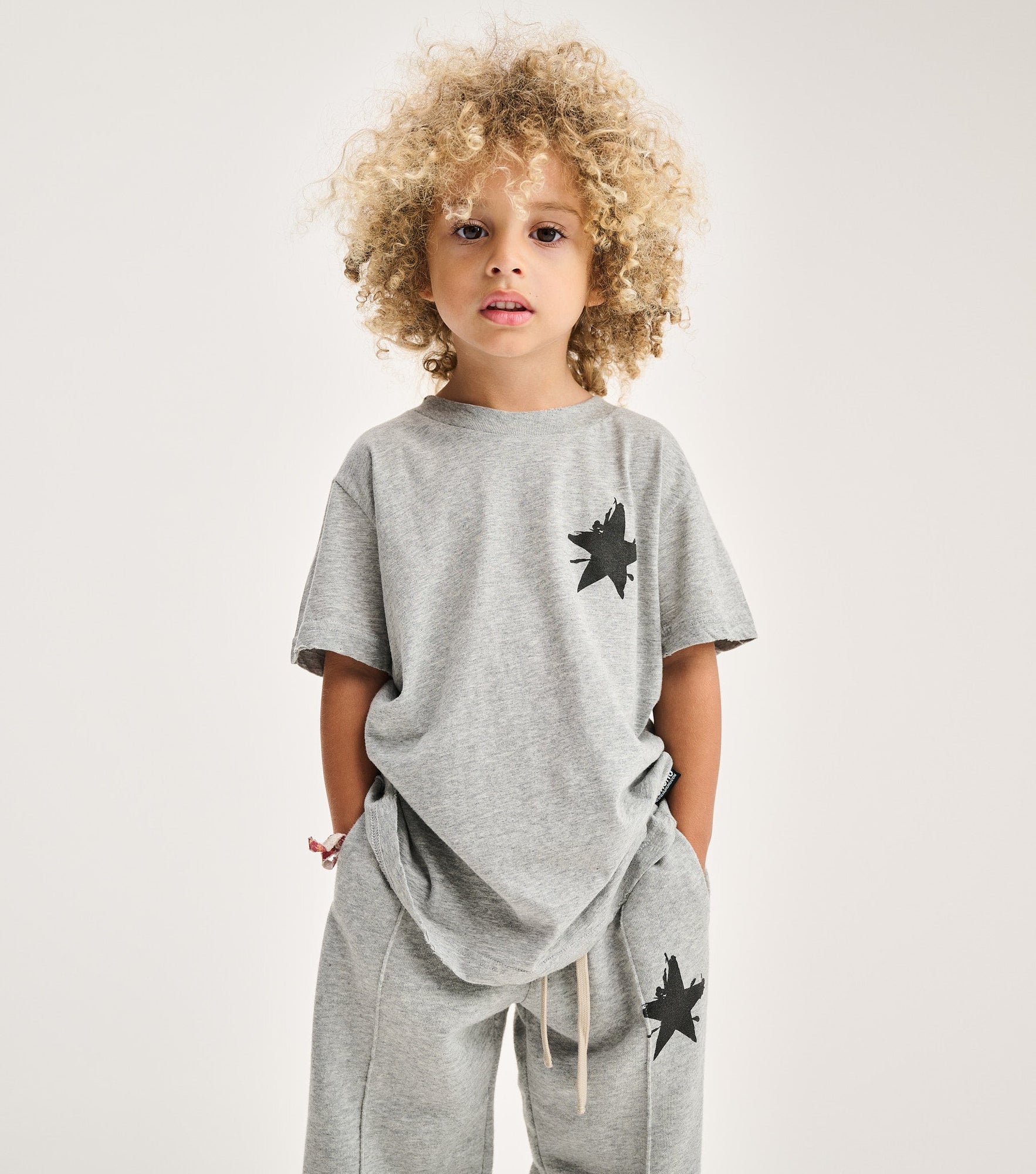 Unisex | Side Splat T-Shirt | Heather Grey