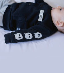 Newborn | Melting Masks Cardigan | Black