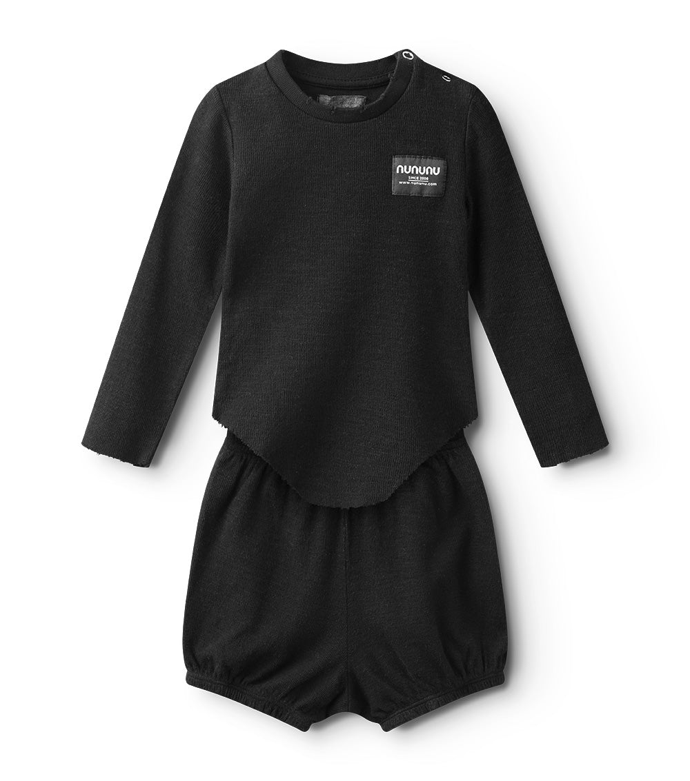 Newborn | Yoga Set | Black