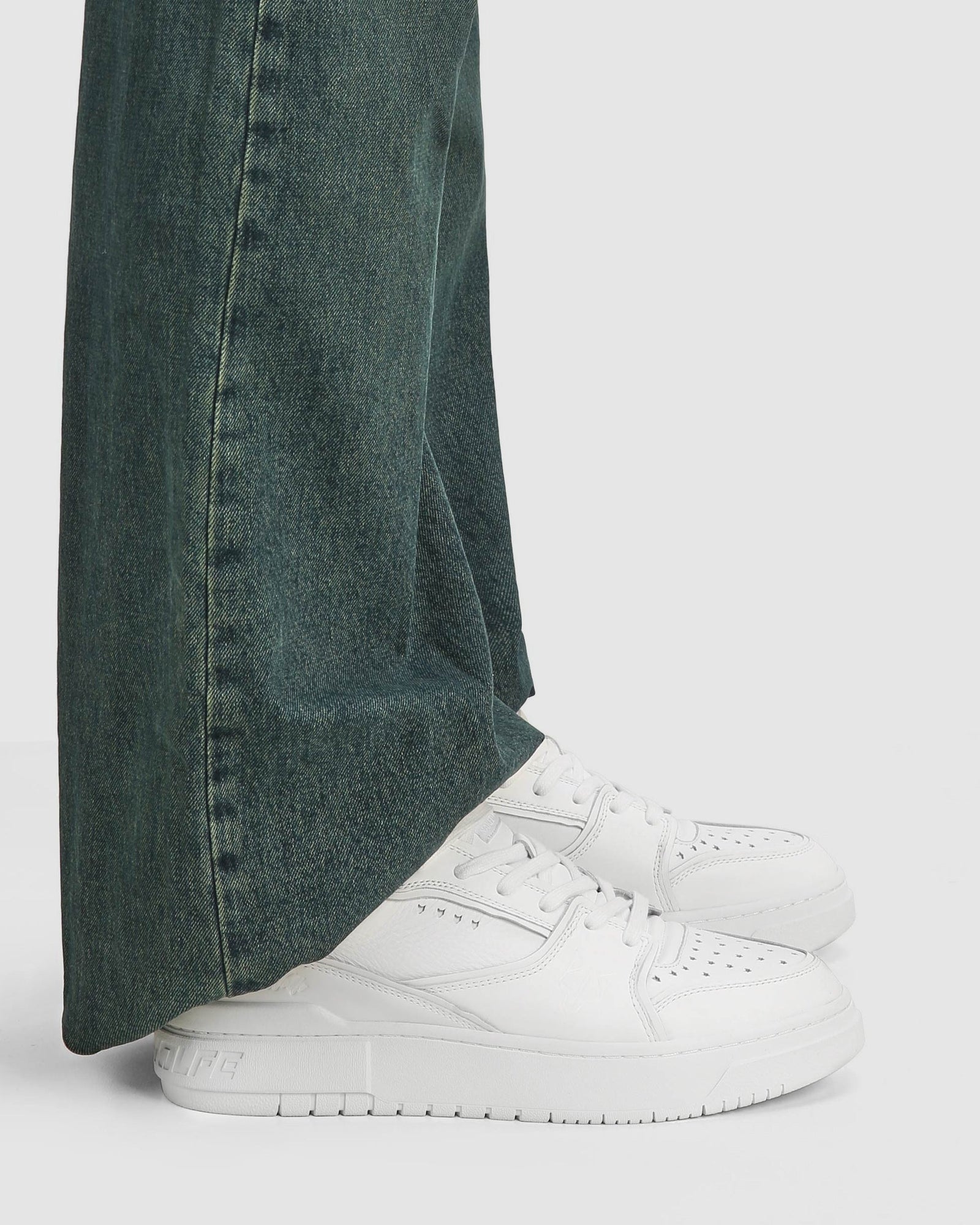 Mens | NW-01 Leather Sneaker | Triple White