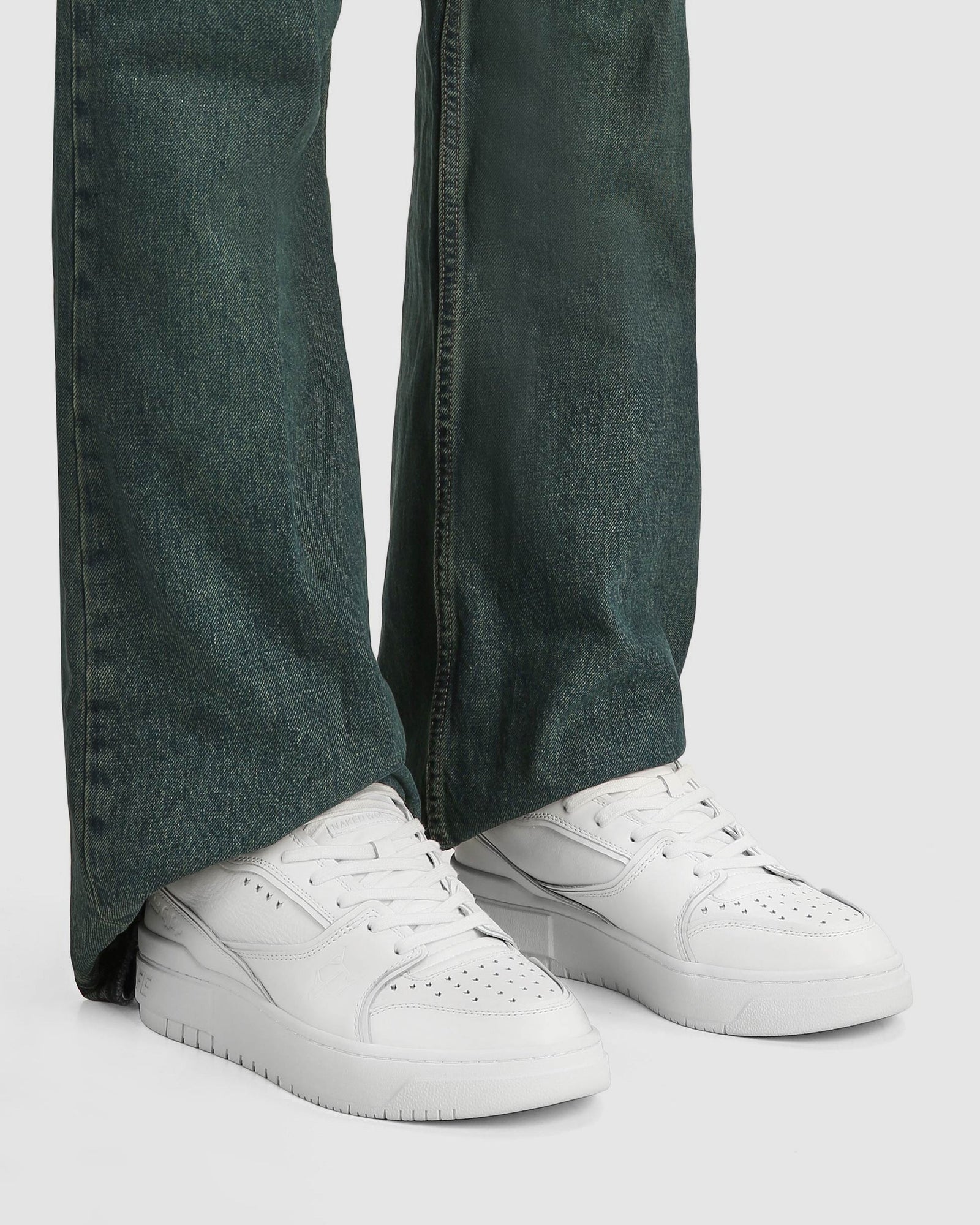Mens | NW-01 Leather Sneaker | Triple White