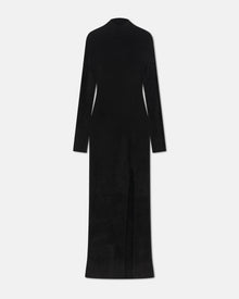 Womens | Beyla Chenille Turtleneck Maxi Dress | Black