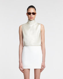 Briel Tailored Mini Skirt | Off White