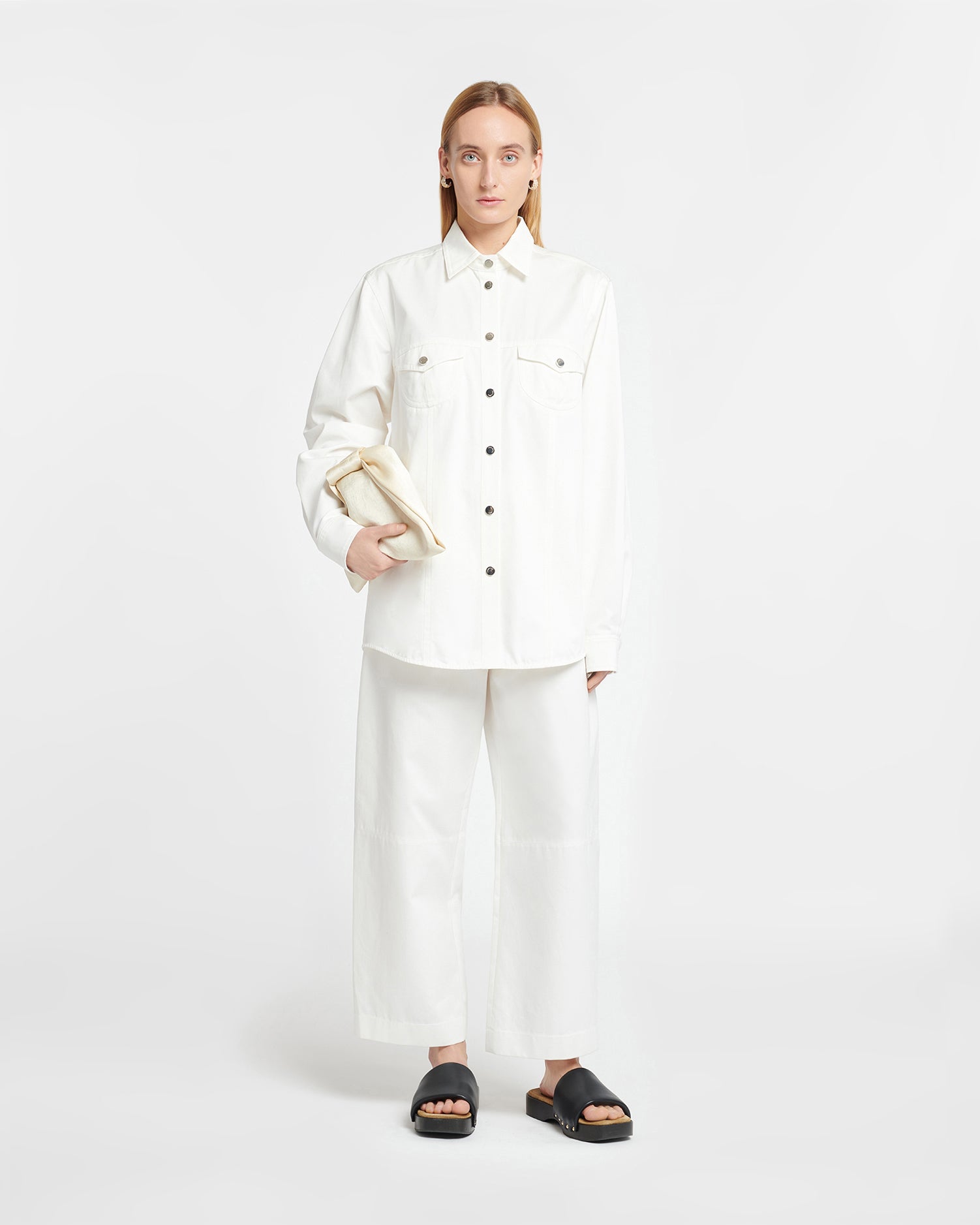 Womens | Corinna Twill Shirt | White