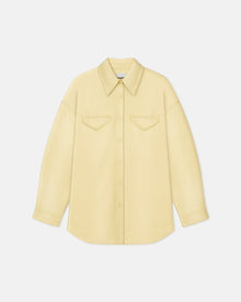 Kaysa Okobor Alt-Leather Shirt | Lemongrass