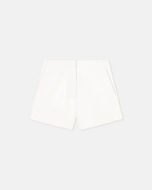 Elza Okobor Alt-Leather Shorts | White