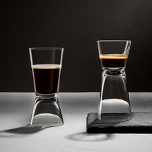 Dual Espresso Glasses | Clear Crystal | Set of 2