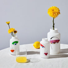 Rock And Pop Vase - Small | Opal White | Design 2