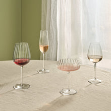 Round Up Sparkling Wine Glasses | Clear Crystal | Set of 2