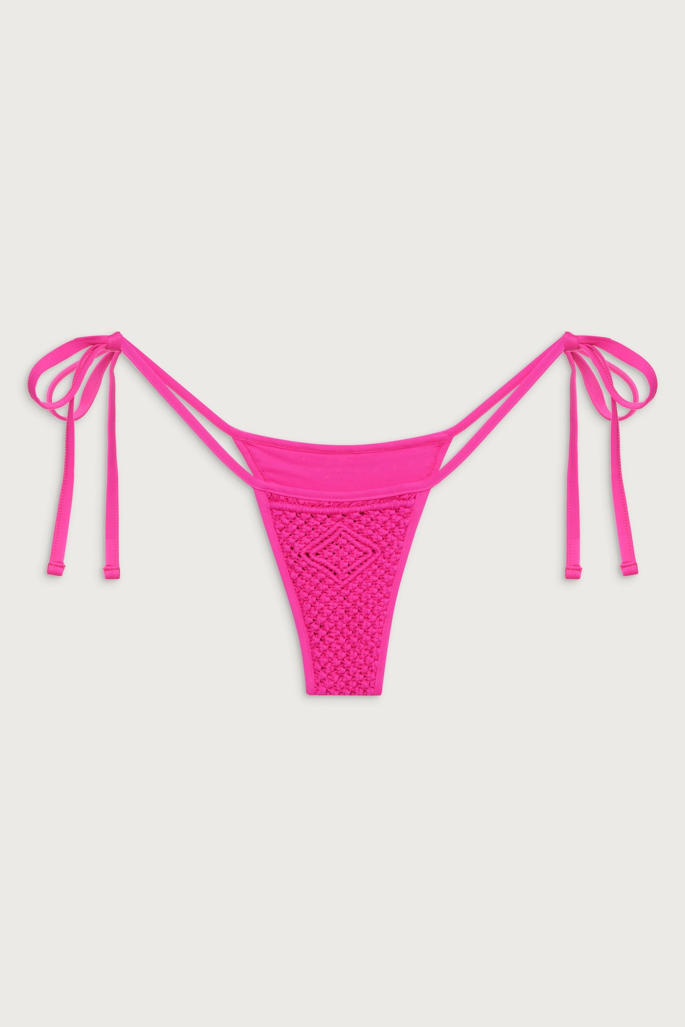 Naia tie side skimpy bikini bottom sea star pink