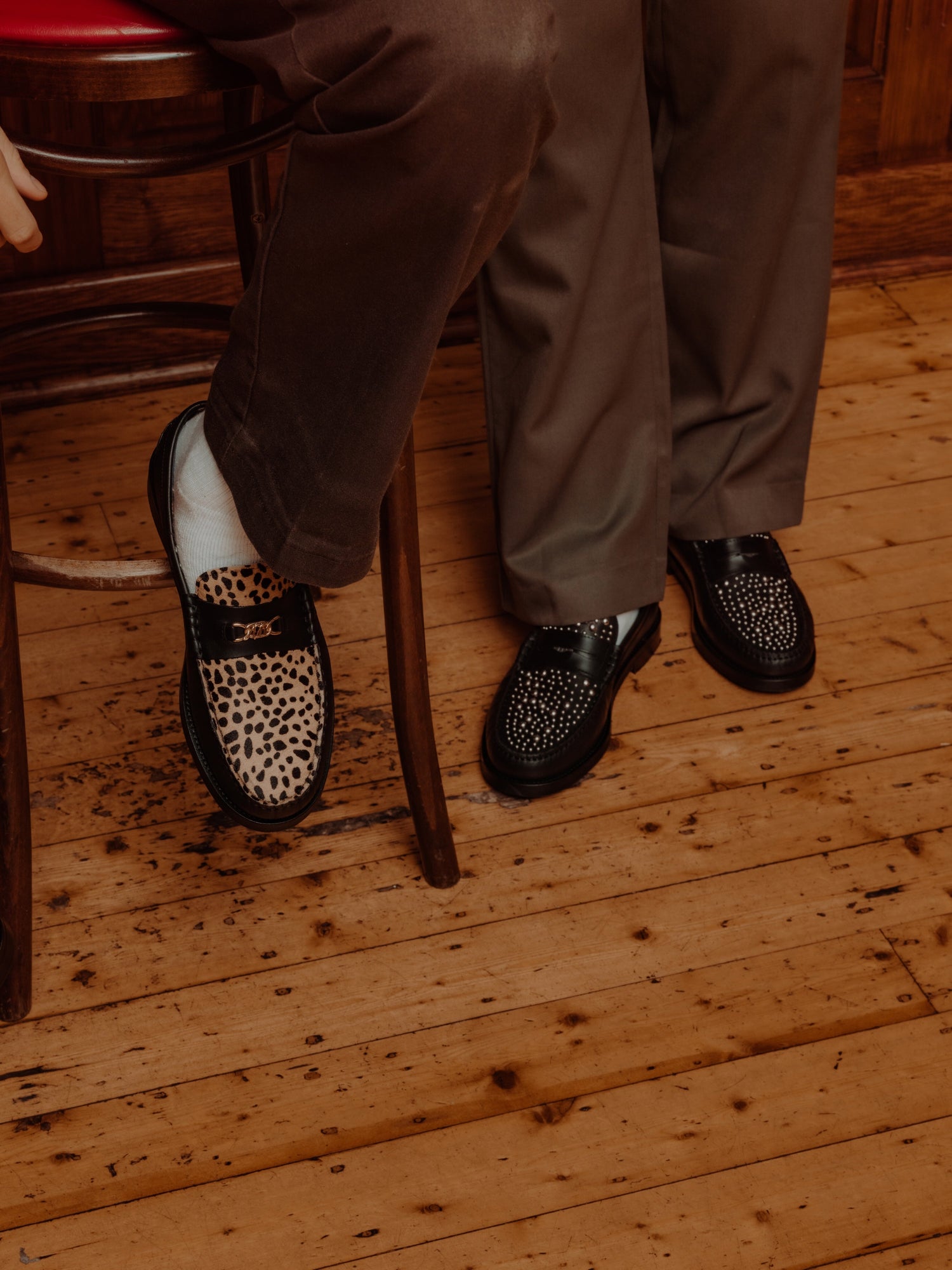 Mens | Riviera Loafer | Black Studs