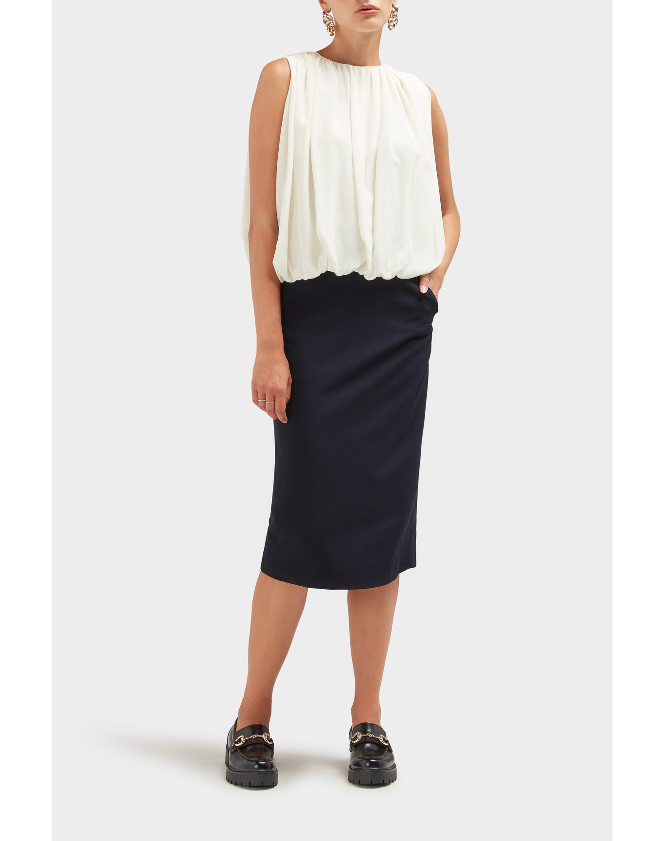 Naomi Skirt | Midnight Blue