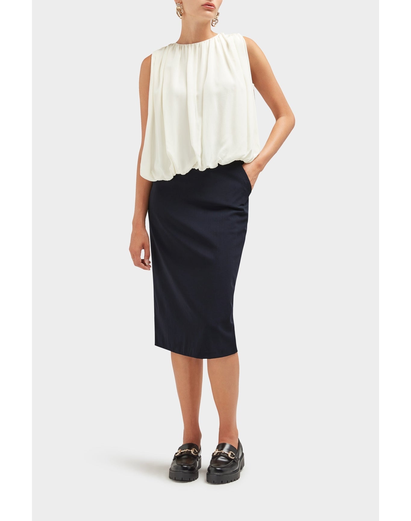 Naomi Skirt | Midnight Blue