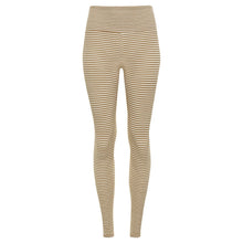 Wide Band Legging | Neutral Stripe