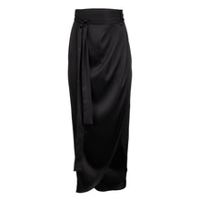 Wrap Midi Skirt | Noir